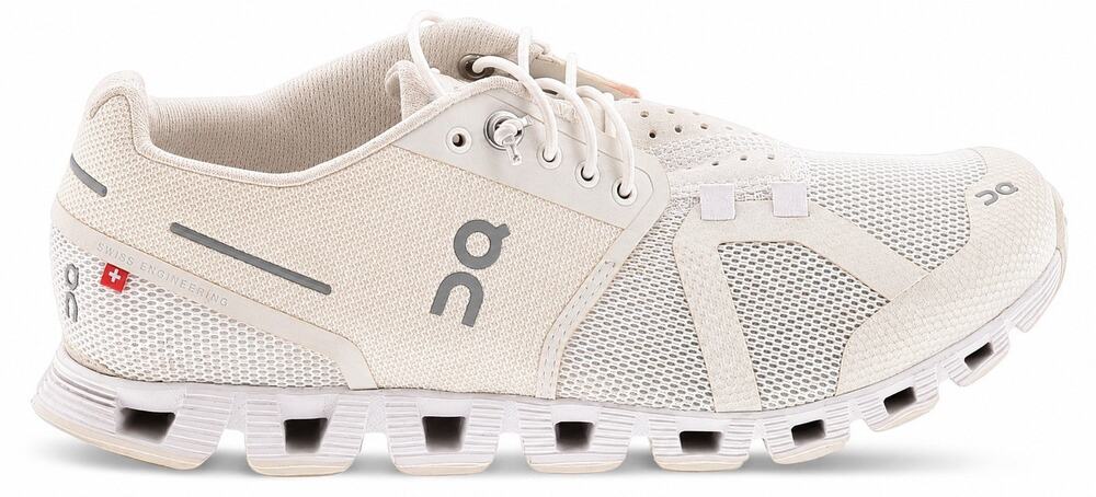 ON Cloud 5 Pearl Triple White Sz 6.5 Lightweight Running/Walking Shoes Sneakers